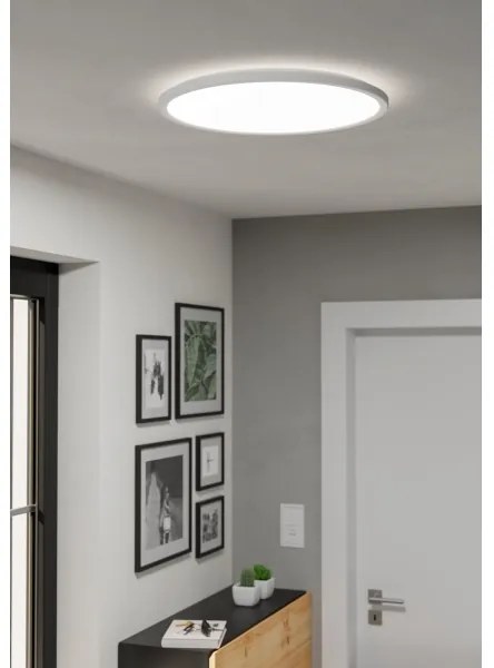 Eglo 901459-LED Dimmelhető fürdőszobai lámpa ROVITO-R 16,8W/230V átm. 50 cm IP44 fehér + távirányító