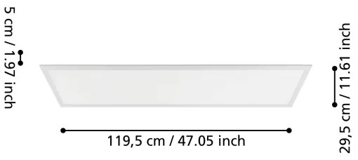 Eglo 98419 - LED mennyezeti panel érzékelővel SALOBRENA-M LED/33W/230V