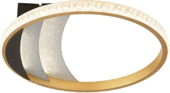 Globo 48493-12 - CONSTANCE LED mennyezeti lámpatest, LED/12W/230V, átm. 29,5 cm, arany