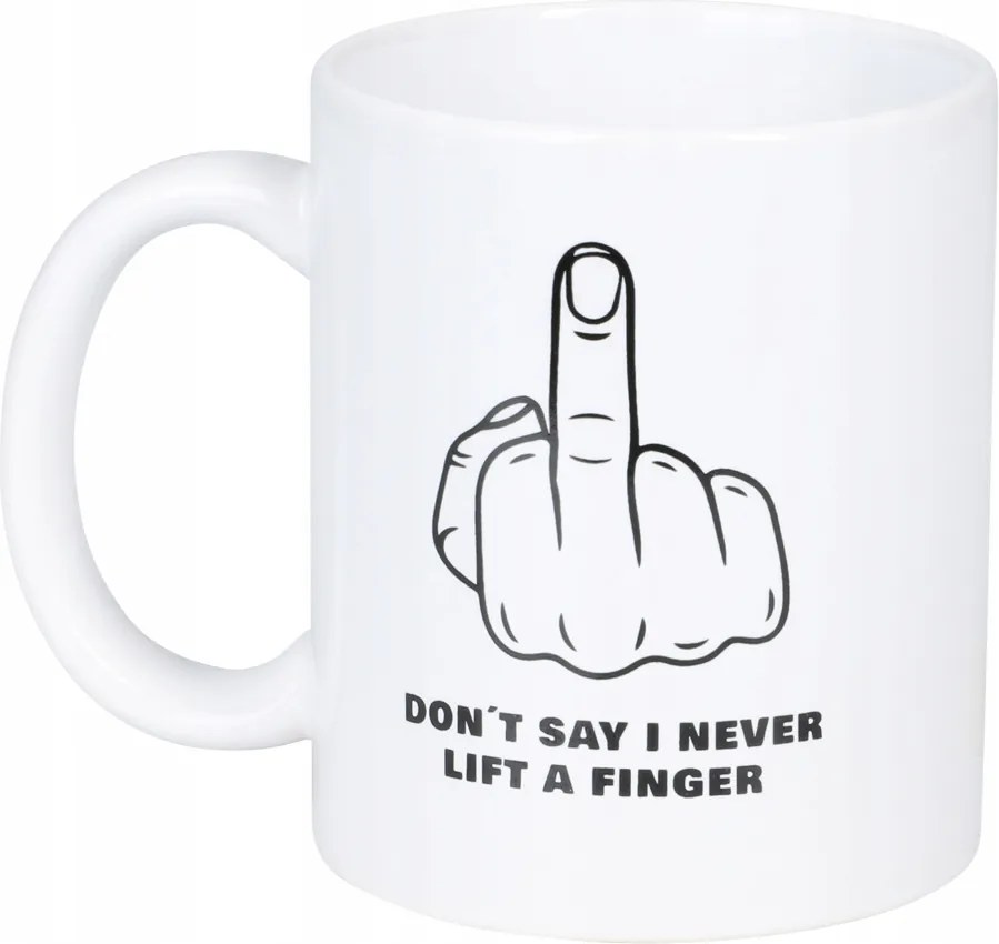 Vicces Bögre Ne Mond, Hogy Soha Nem Mozdítom Az Ujjam