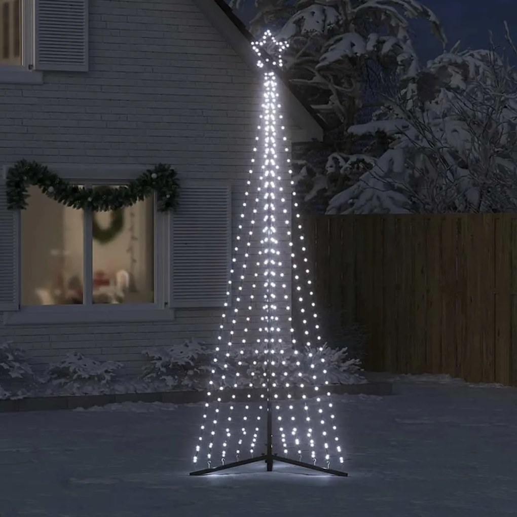 hideg fehér LED karácsonyfa 495 LED 300,5 cm