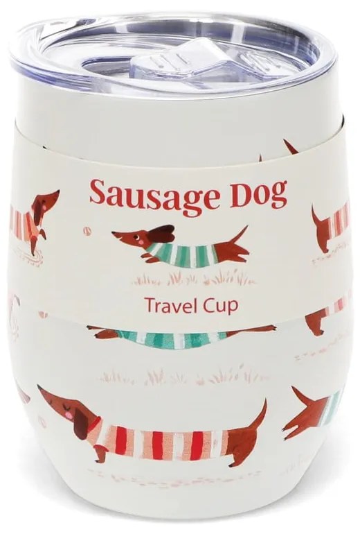 Utazóbögre 350 ml Sausage Dog – Rex London