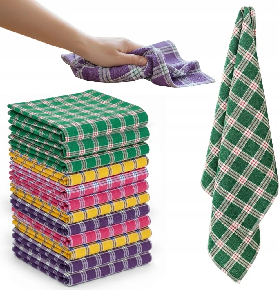 Törlőkendő Készlet Konyhai Törölközők Nedvszívó Törlőkendők Kézi Edényekhez 12db