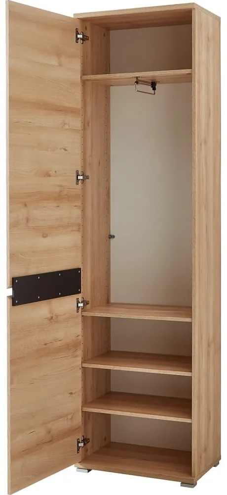 Ruhásszekrény bükkfa dekorral 54x200 cm Lissabon - Germania