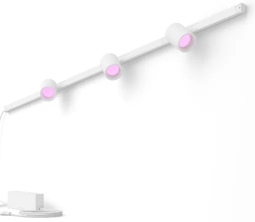 Philips-KÉSZLET 3xLED RGB Dimmelhető lámpa sínrendszerhez Hue LED RGB/15,6W/230V