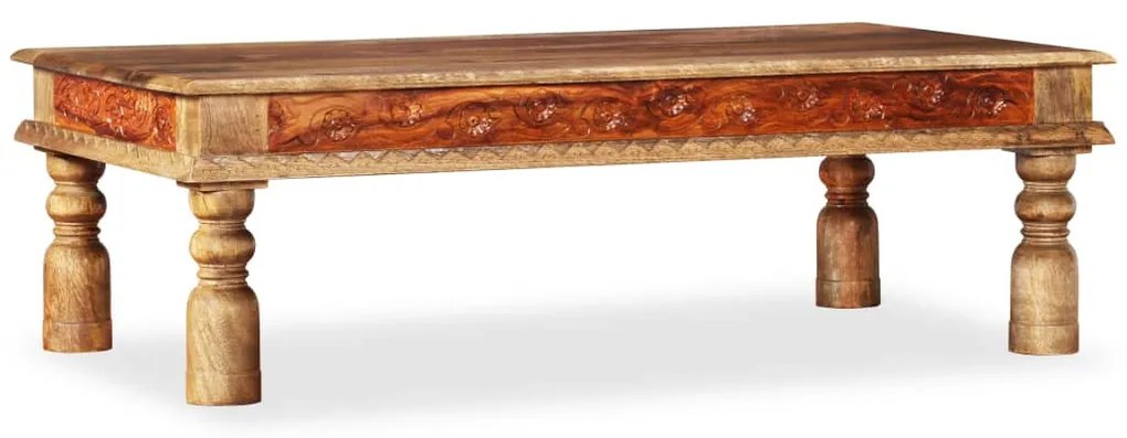 tömör mangófa/akácfából dohányzóasztal 110 x 60 x 38 cm