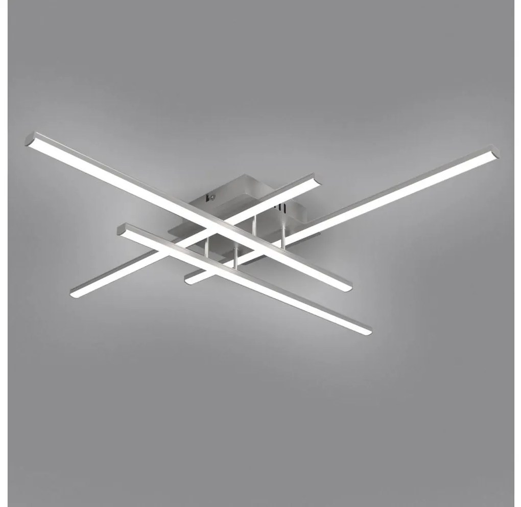 Brilagi - LED Mennyezeti lámpa STRIPES LED/37W/230V ezüst BRMX2065-4/SN