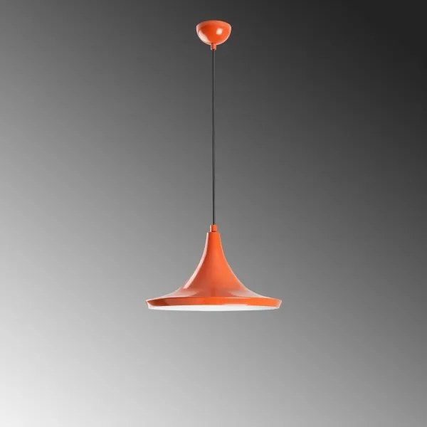 Csillár zsinóron TOM 1xE27/40W/230V narancs