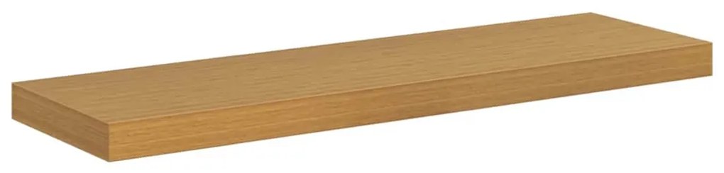 vidaXL Falpolc Falra szerelhető 2 pcs Bézs 90 x 23,5 x 4 cm Faanyag