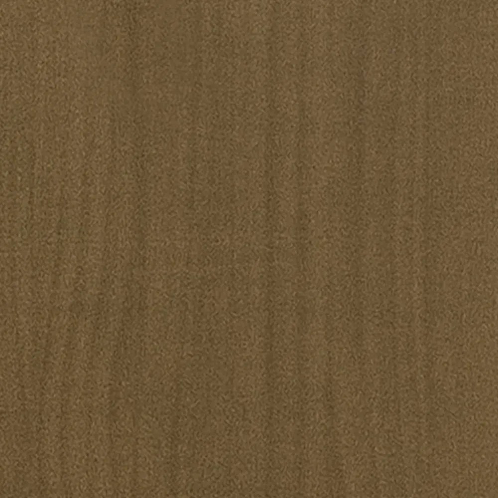 mézbarna tömör fenyőfa dohányzóasztal 110 x 50 x 33,5 cm
