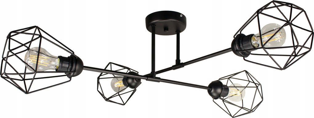 Csillár Mennyezeti Lámpa Függő Drót Gyémánt