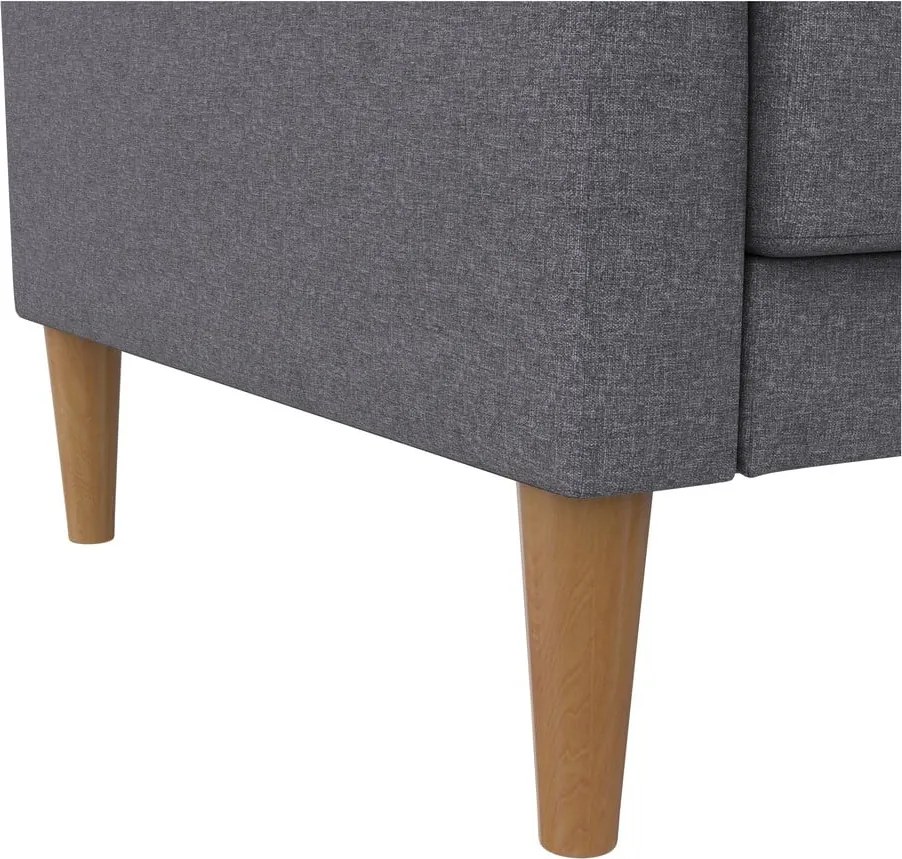 Szürke kinyitható kanapé 82 cm Lilly – Støraa