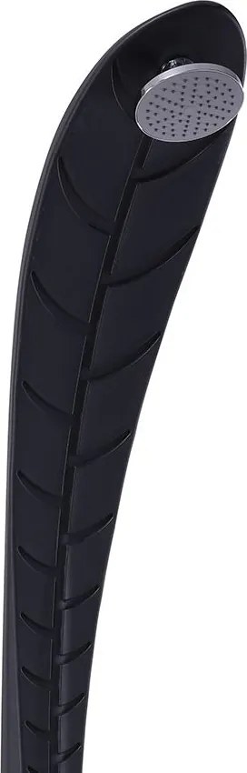 Pontaqua TROPIC Kerti zuhany 220 cm, fekete, 35 liter