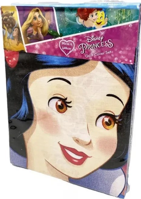 Disney Hercegnők Kind gyerek, ovis ágyneműhuzat 90×140cm, 40×55 cm