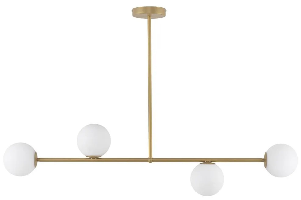 Csillár rúdon GAMA 4xG9/12W/230V arany