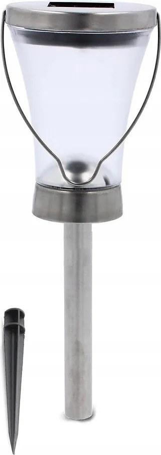 Felakasztható rozsdamentes acél napelemes lámpa