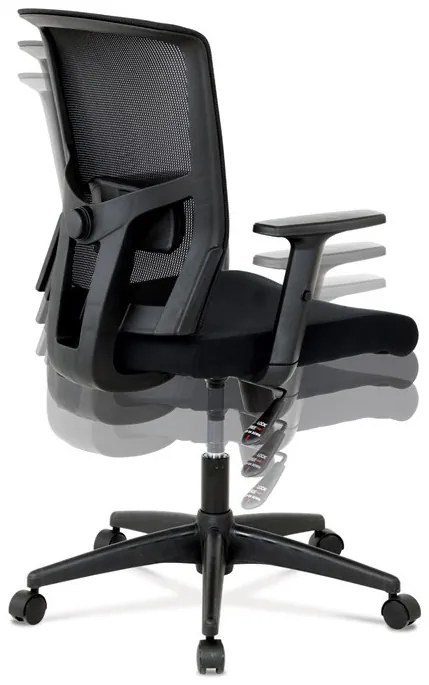 Fekete Hálós Irodai Szék, Hinta Mechanikával. BK – KA-B1012