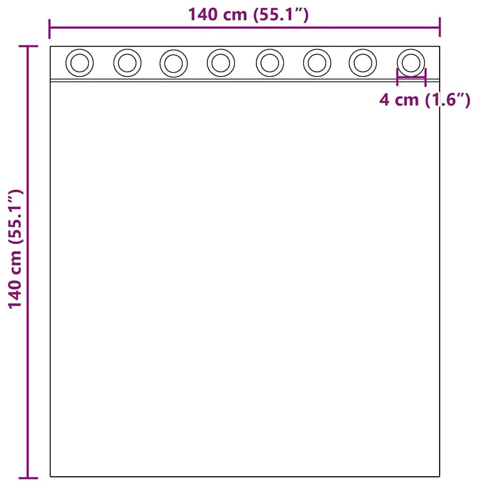 2 db krémszínű fátyolfüggönyök rojtokkal 140x140 cm