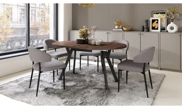 Étkezőasztal ARTUR tölgy/fekete