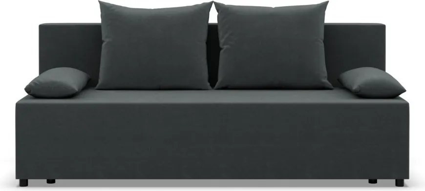 Nobu kanapé, bársony, szürke