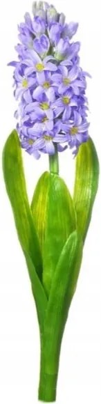 lila jácint levél művirág 40cm