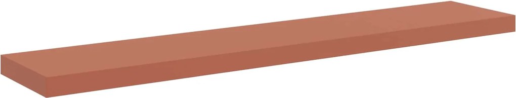 vidaXL Falpolc Falra szerelhető Piros 120 x 23,5 x 4 cm Faanyag