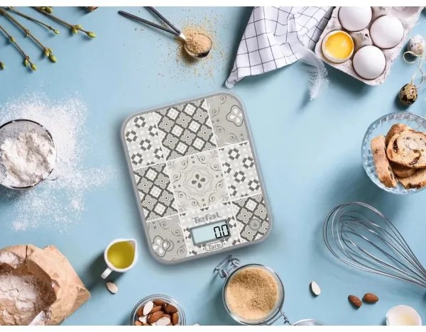 Tefal OPTISS konyhai mérleg 2xAAA, bézs színű