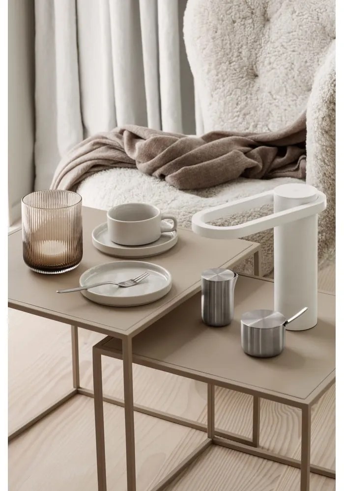 Ven barna üveg gyertyatartó, ø 14 cm - Blomus