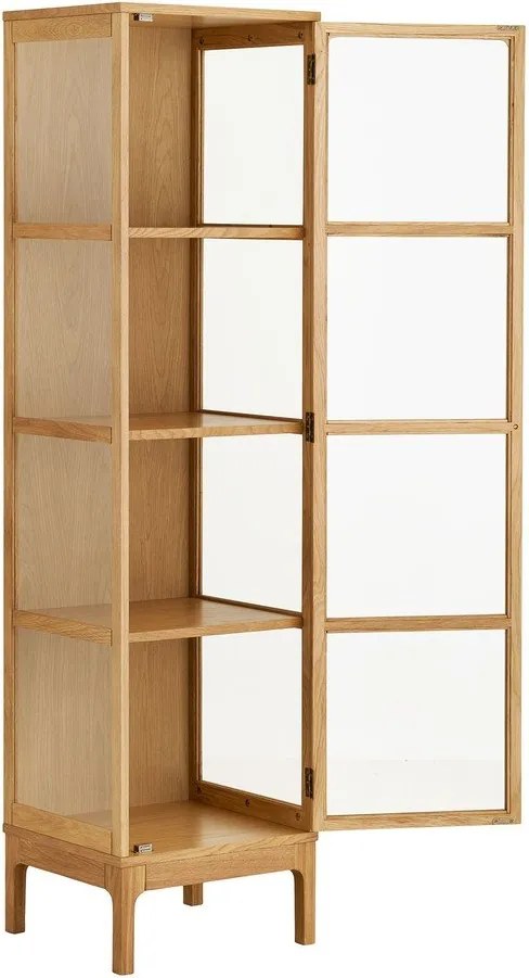 Natúr színű tálalószekrény 47x180x40 cm Zamora – House Nordic