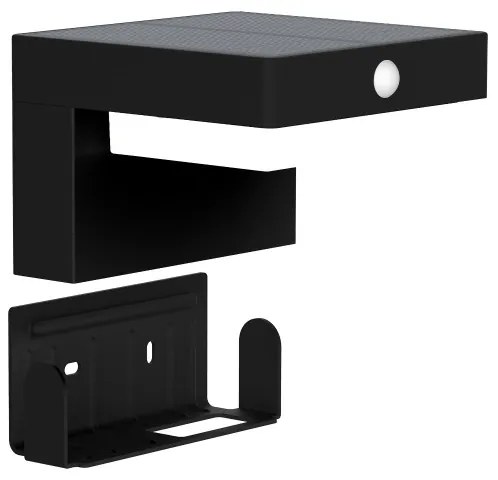 Zuma Line WT33811-LED Napelemes fali lámpa GRID LED/4,5W/2000mAh IP44 fekete