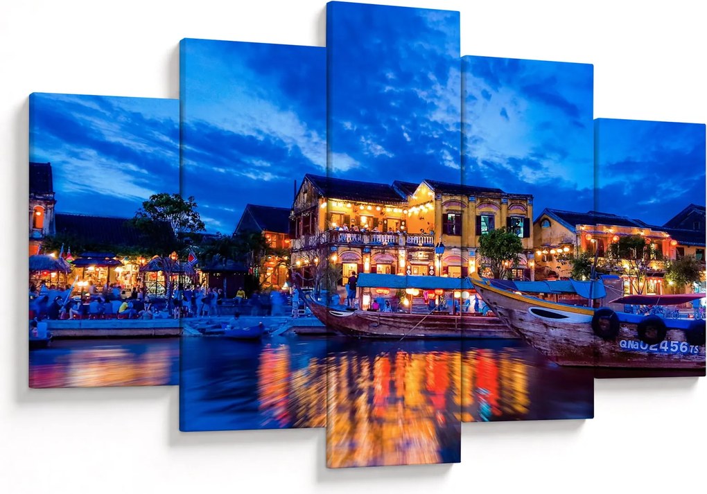 Egy kép Hoi An éjszakai városáról, Vietnam (150x105 cm)