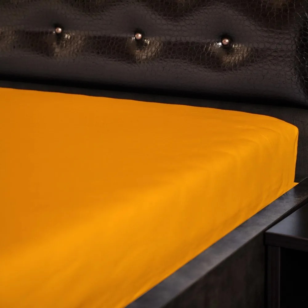 Jersey lepedő - sötét narancssárga 33 Méretek: 60x120 cm