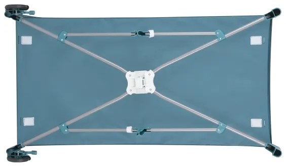 Lionelo - FLOWER utazóágy zöld-türkiz