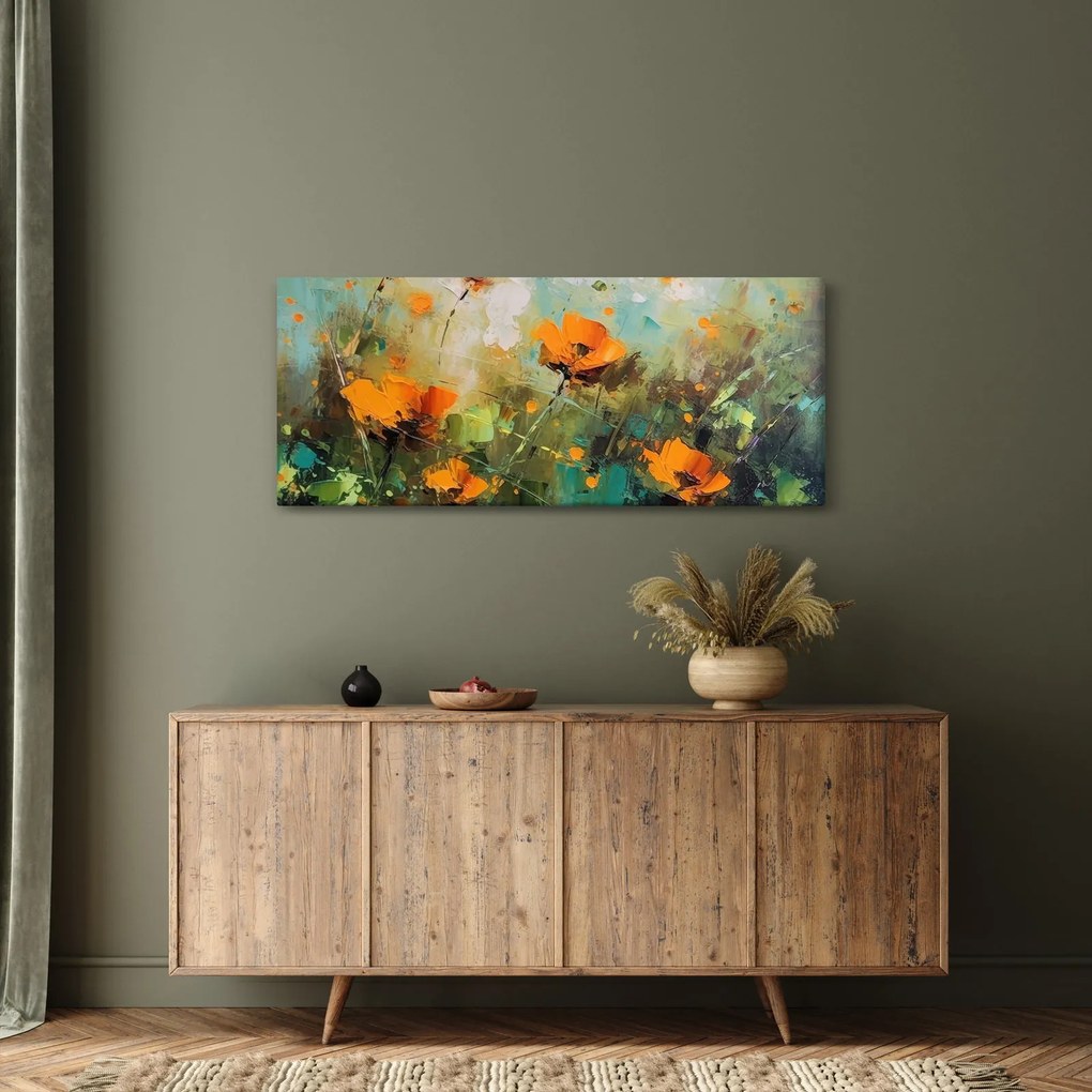 Kép - Virágok (120x50 cm)