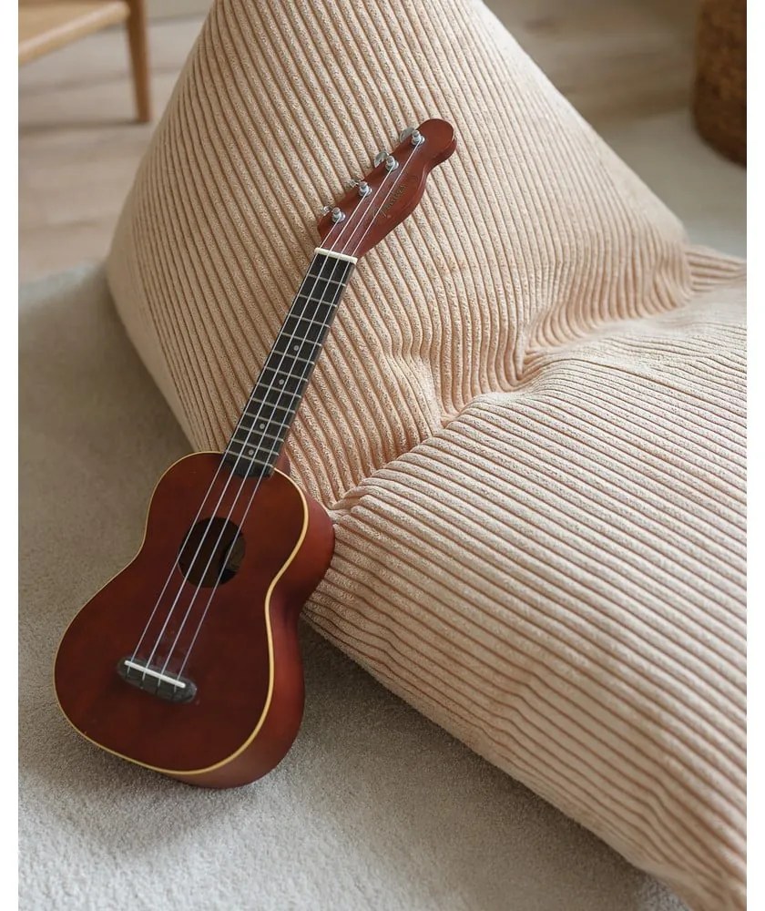 Világosbarna kordbársony gyerek babzsákfotel Big Lounger – Wigiwama