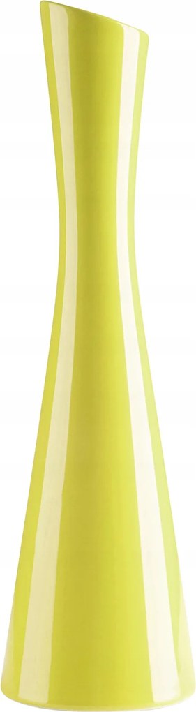 Váza 'X' (10x35cm), világoszöld