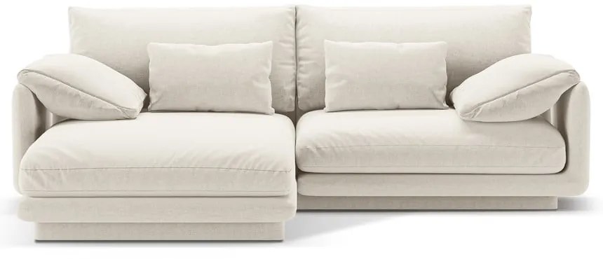 Fehér sarokkanapé (bal oldali) Torino – Micadoni Home
