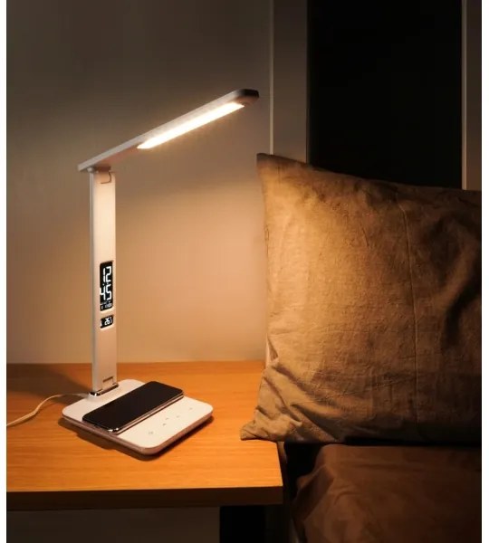 Immax 08966L- LED Dimmelhető lámpa vezeték nélküli töltéssel KINGFISHER 8,5W/230V fehér