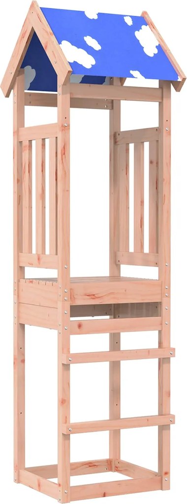 vidaXL Játék Torny Barna 52.5 x 46.5 x 208 cm Szilárd Douglas Fa