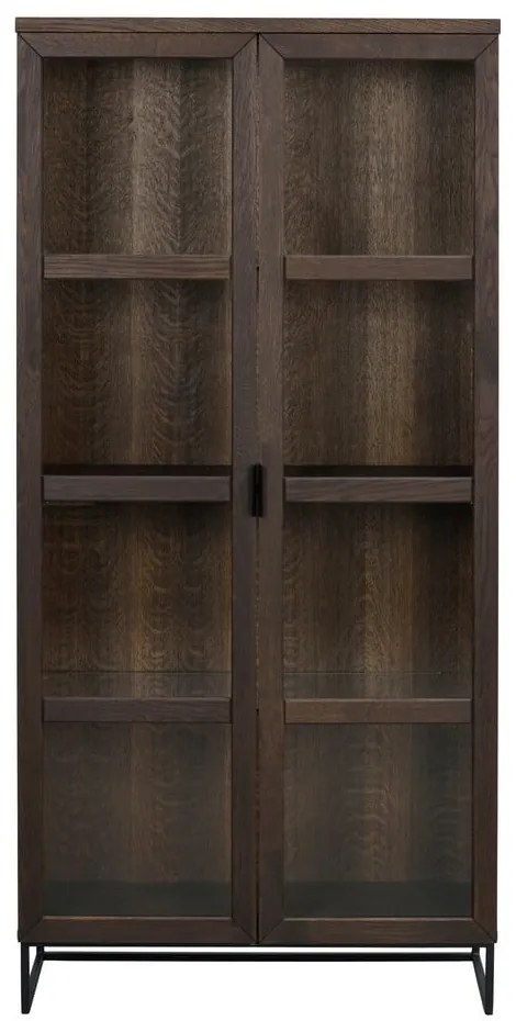 Barna tölgyfa tálalószekrény 95x195 cm Everett – Rowico