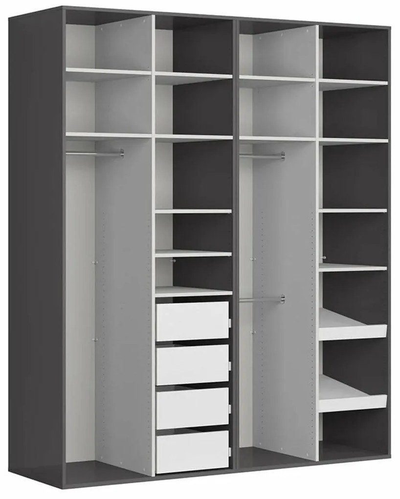 Ruhásszekrény Flex 121 (grafit) . 1098232
