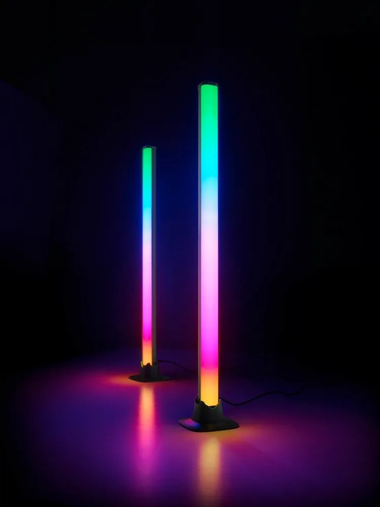 Fekete fém LED asztali lámpa (magasság 55 cm) Boy – Reality