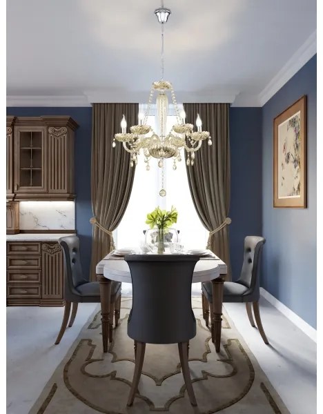 Eglo 39092 - Csillár BASILANO 6xE14/40W/230V