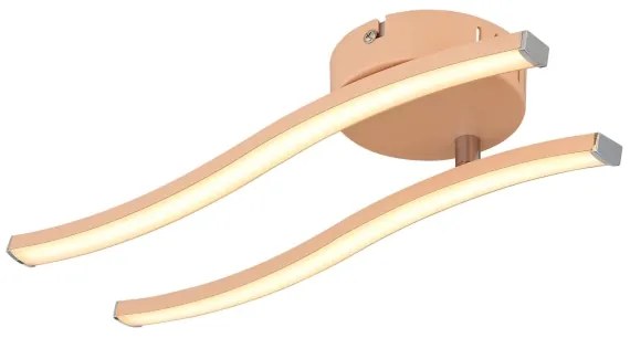 Globo 67178P - LED Felületre szerelhető csillár TYLER LED/12W/230V 3000K narancs