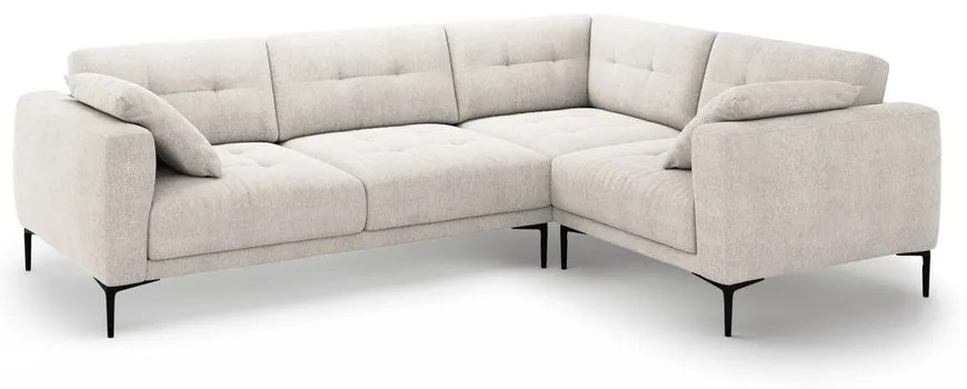 Bézs sarokkanapé (jobb oldali-L alakú) Bemy – Micadoni