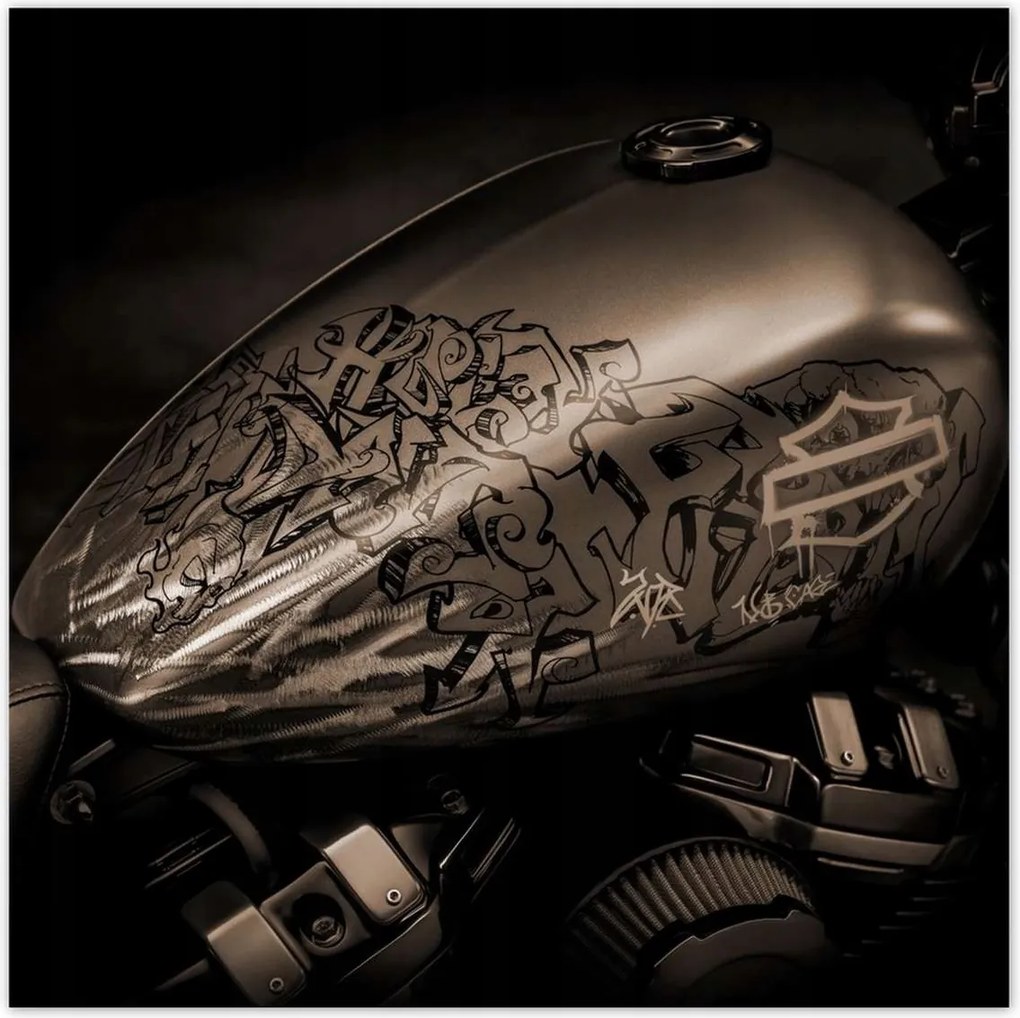 Poszterek 100x100 Harley Davidson Motorcycle