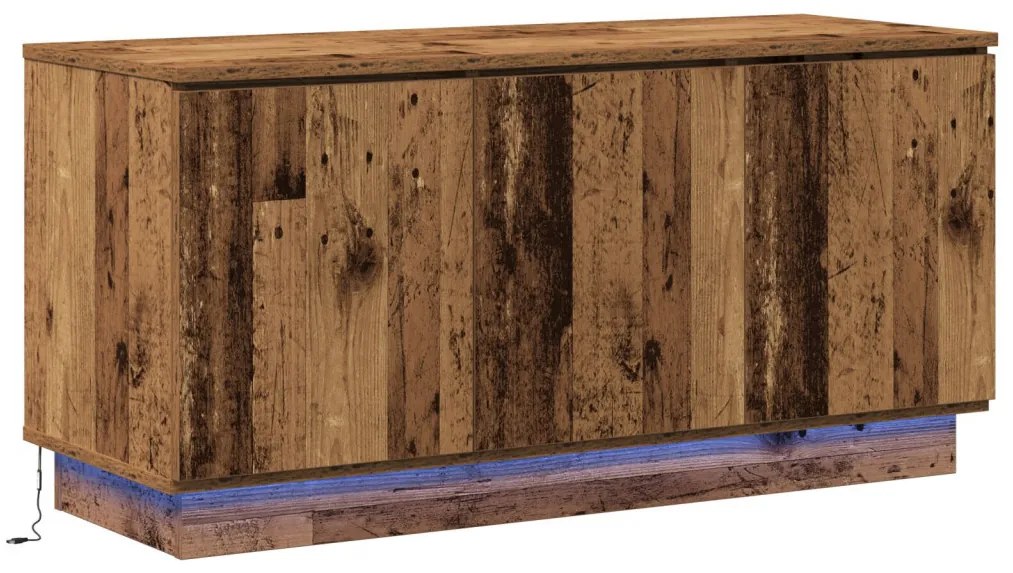TV Szekrény Régi Fa 100x38x49 cm Szerelt Fa