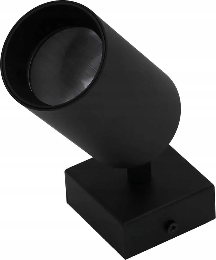 Fali mennyezeti lámpa modern fekete állítható reflektor Idealed