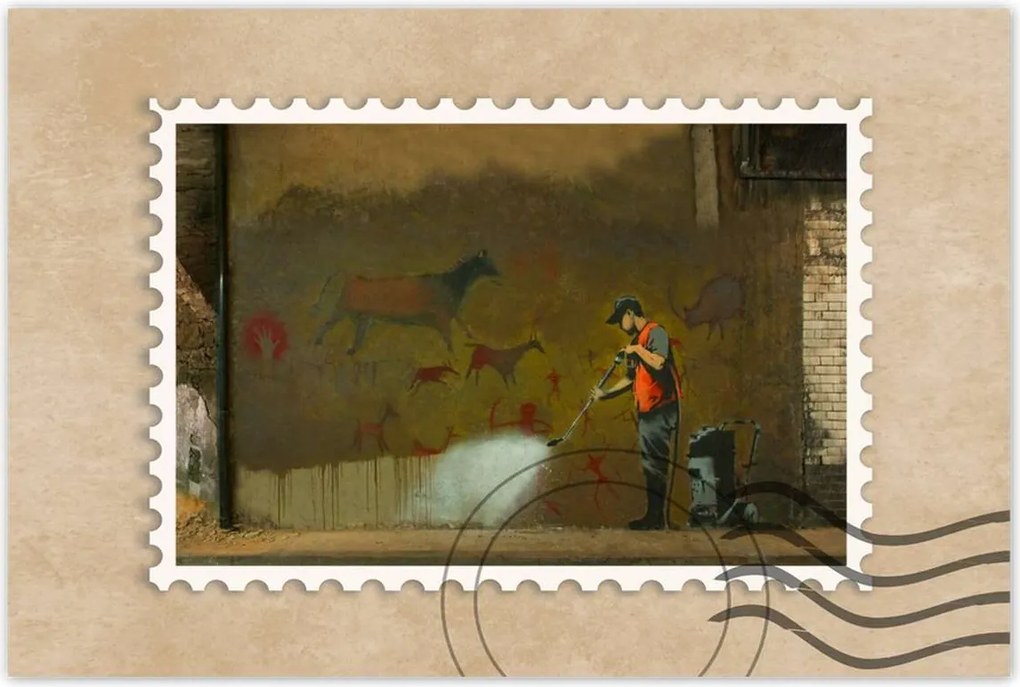 Poszterek 90x60 Banksy Művészet eltávolítása