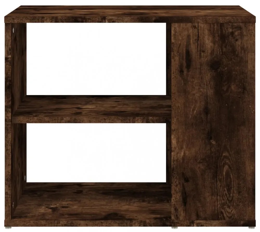 füstös tölgy színű szerelt fa kisszekrény 60 x 30 x 50 cm